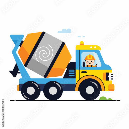 Cement Mixer Truck Driver