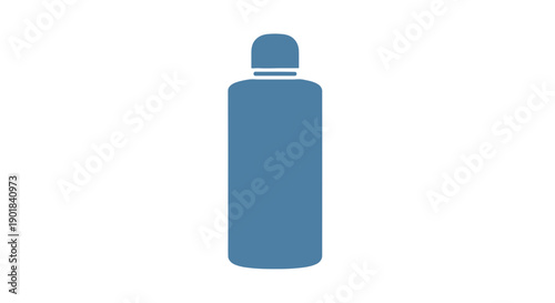 Blue Spray Bottle with Cap.