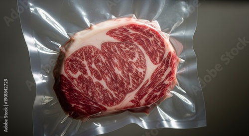Premium Ribeye Steak Vacuum-Sealed for Freshness and Quality.