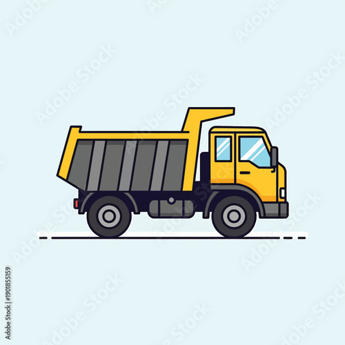 Yellow Dump Truck