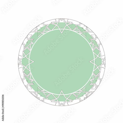Ornate Circle Frame
