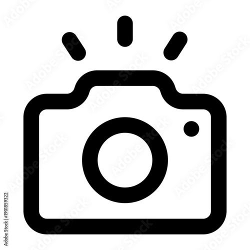 camera icon for illustration