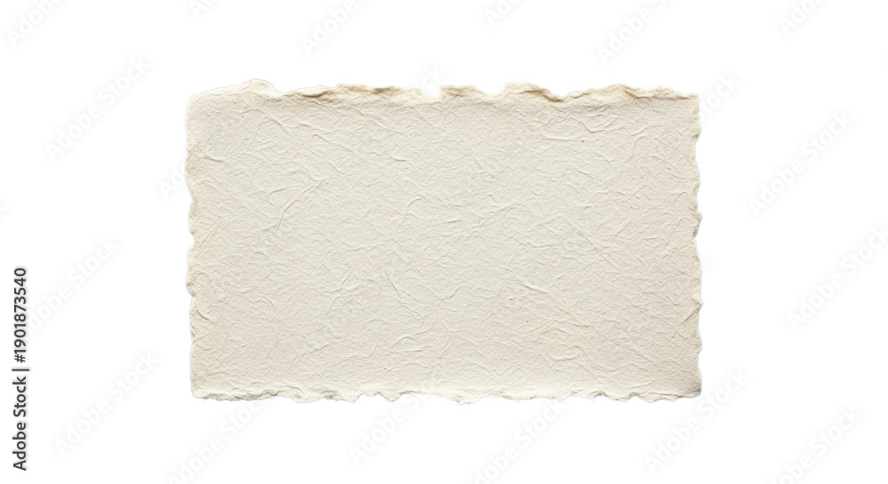 Fototapeta premium A close-up view of a crumpled and aged piece of parchment or paper with faint markings. isolated on transparent background