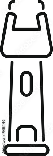 Stun gun depicting self defense and personal protection device