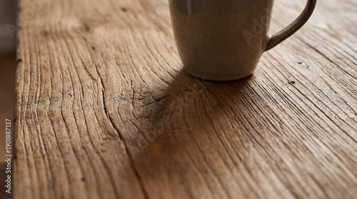 The textured grain of the a...