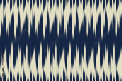 Uzbekistan ikat pattern. Abstract ikat art pattern. Uzbekistan pattern design for background, wallpaper, textile, art, clothing, wrapping paper, carpet, print, Uzbek fabric 