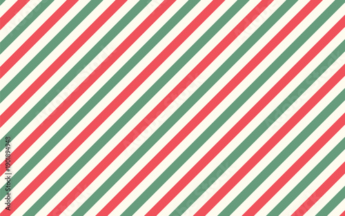Diagonal Striped Pattern in Festive Colors Background