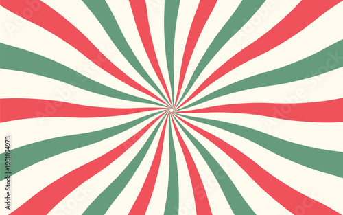 Festive Radial Burst Pattern in Colorful Stripes Background