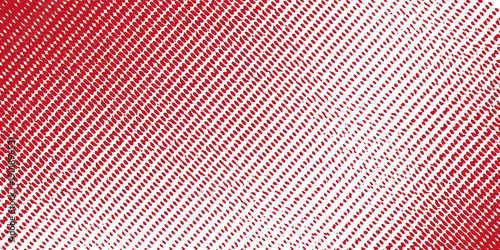 Red dot gradient pattern background. Isolated object on white background.