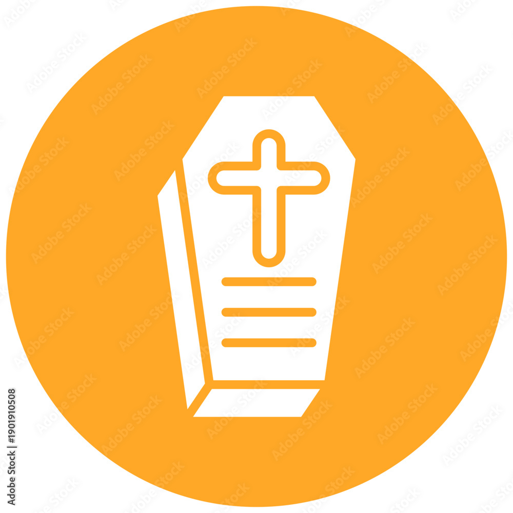 Obraz premium Coffin Icon