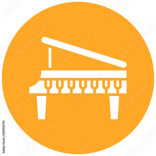 Wooden Piano Icon