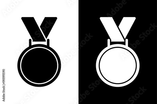 Quality Guarantee Rosette Icon Pack. Flat Ribbon Badge Medal Collection Vector Illustration