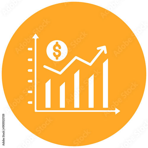 Inflation Graph Icon