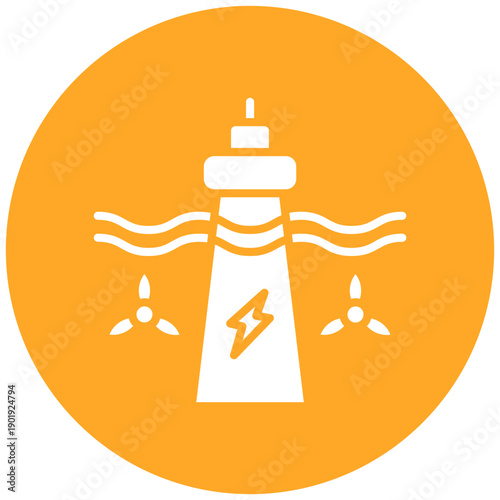 Tidal Power Icon