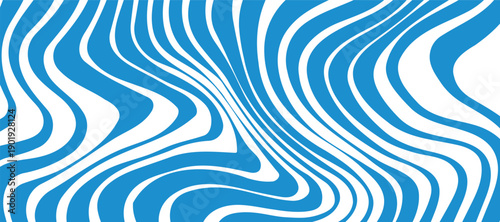 Abstract horizontal background with colorful waves. Swirl Pattern. Vector Liquid Splash Texture.