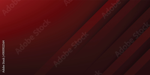 Red line with white architecture futuristic background minimal concept vector illustration subtle design.