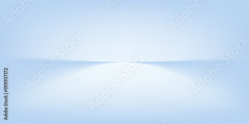 Blue studio room. Limbo light background. Abstract 3d backdrop for product presentation. Minimal wall scene. Showcase, promotion display modern