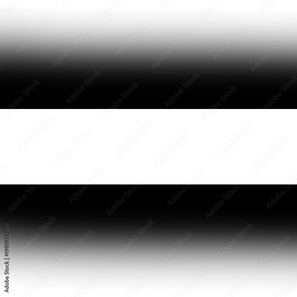 Obraz premium Black and white horizontal gradient stripes background with central solid white band, abstract graphic design element