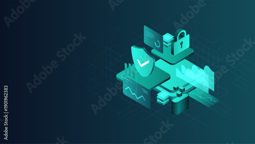 Isometric cybersecurity data protection and secure digital system
