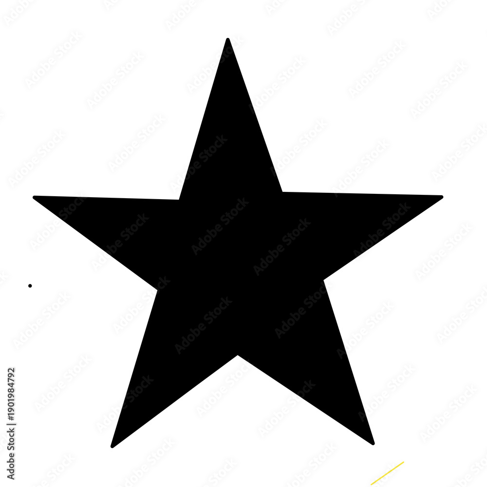 Fototapeta premium 3d silver star. Star icon