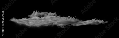 White clouds against a black background.	