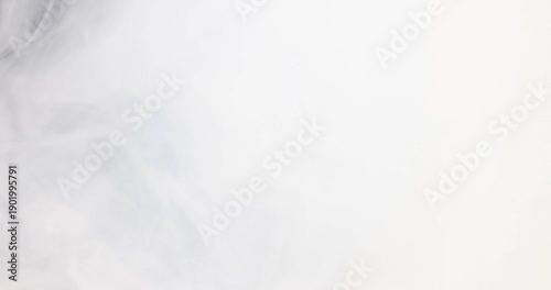 Thick white smoke on black background