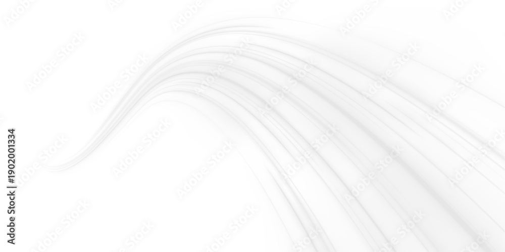 Obraz premium White neon lines weave into a complex pattern, symbolizing digital networks. The glowing trails convey speed and precision. Great for futuristic web design. PNG 