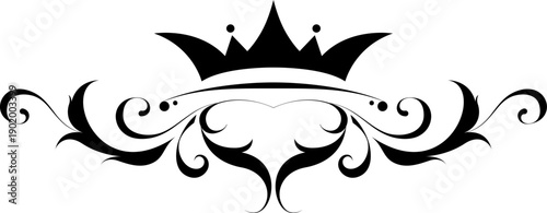 black and white set of delimiters for text, dividers