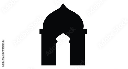 Ramadan Water Pouring Hand Silhouette Graphic