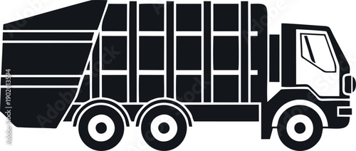 Industrial Waste Management Truck Icon