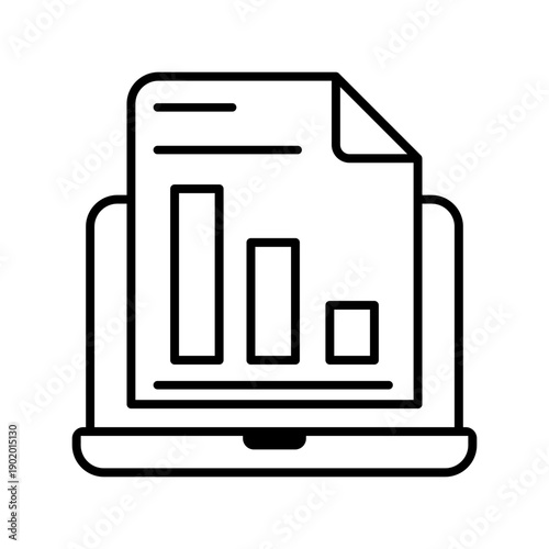Financial losses vector icon. Revenue decline Illustration sign. Market decline symbol. Economic decline logo.