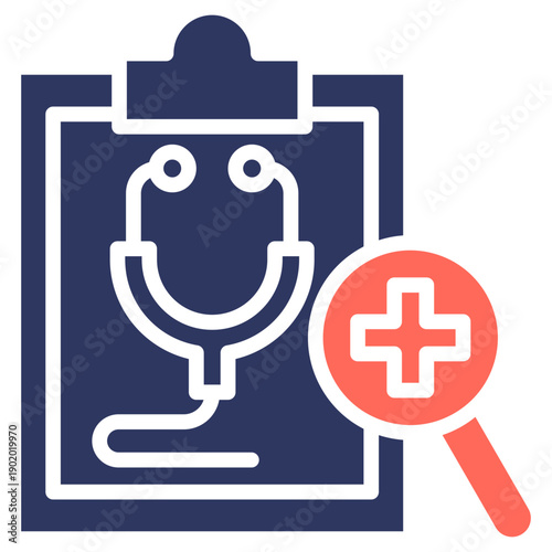 Medical Diagnosis glyph color icon