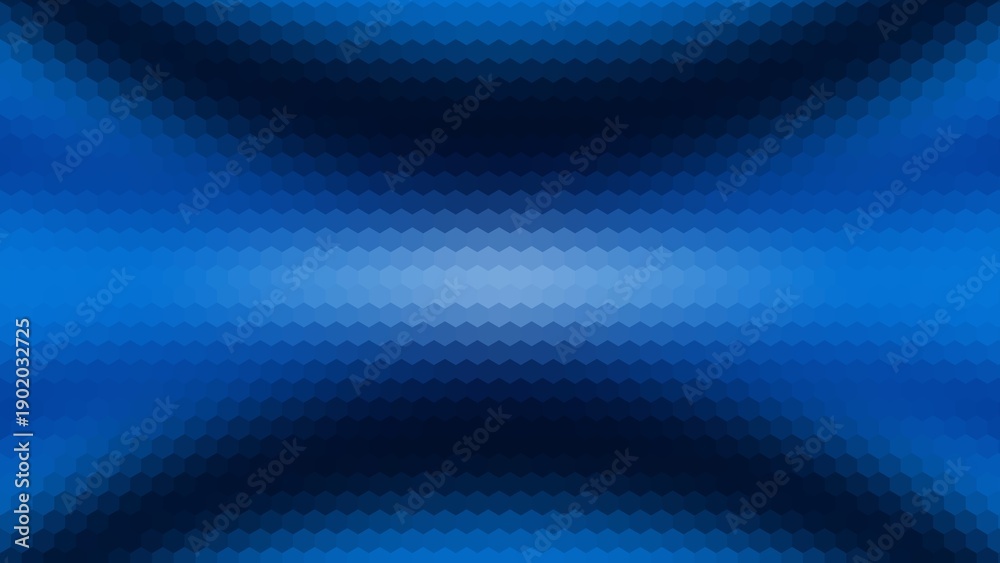 Obraz premium light blue and blue gradient hexagon surface design. gradient background for business, etc. horizontal background with hexagon pattern and center gradien