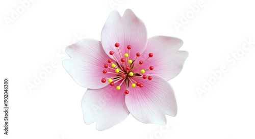 Pink Cherry Blossom Flower