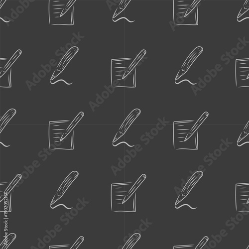 pencil pattern. pencil seamless pattern. doodle pencil seamless pattern. pencil background