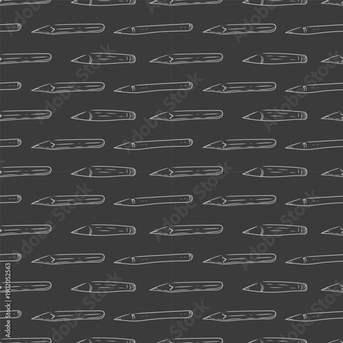 pencil pattern. pencil seamless pattern. doodle pencil seamless pattern. pencil background
