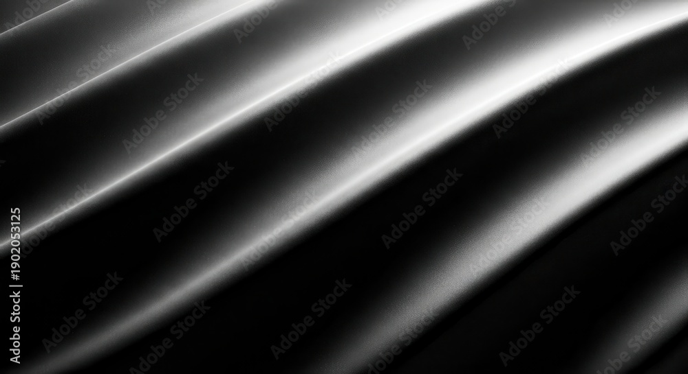 Obraz premium Abstract black wavy texture background with dramatic highlights and shadows