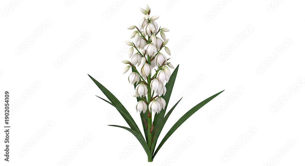 Fototapeta premium Yucca Filamentosa Flower Spike