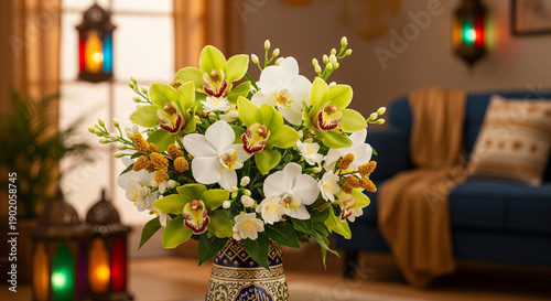 bouquet of flowers in a vase