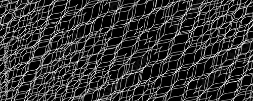 Seamless timber black and white woven pattern. simple presentation