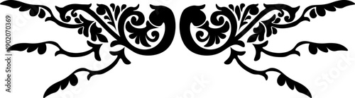 traditional pattern of sumatera. floral pattern with dark color