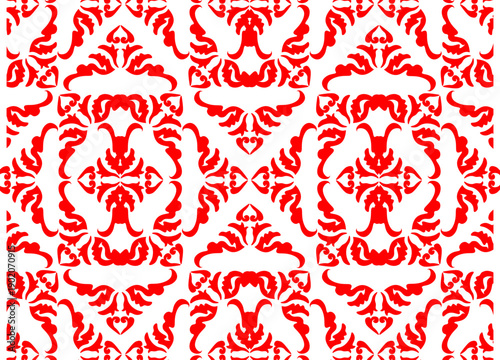 Floral pattern. wood carving pattern