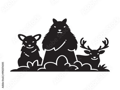 Heritage woodland silhouettes with timeless forest charm