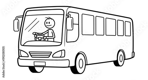 Stick Figure Riding Horse Icon on Isolated White Background