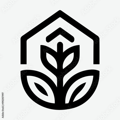 Minimal black and white vector logo featuring a simple 38.eps