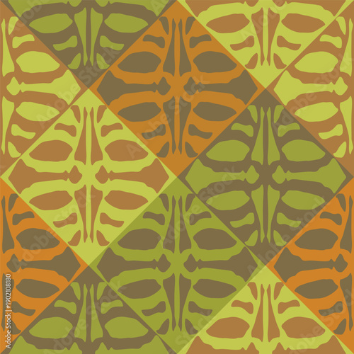 Seamless rhomb wallpaper. O...