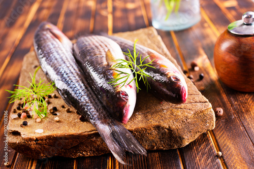 Bild auf Leinwand Fresh fish, fish reading for cooking