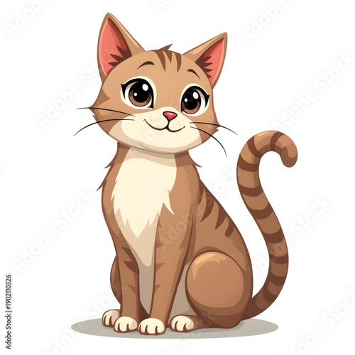 vector illustration of a cat 