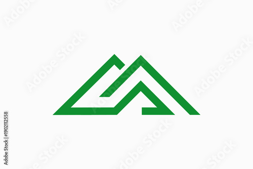 S Mountain Vector Logo Premium 