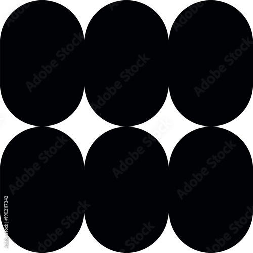 Optical Illusion Silhouette – Abstract Geometric Pattern